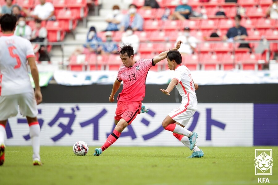 ▲ 송민규(전북현대) ⓒ대한축구협회