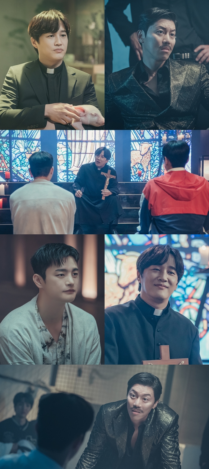 ▲ KBS2 월화드라마 '미남당' 배우 차태현, 음문석. 제공| 피플스토리컴퍼니 