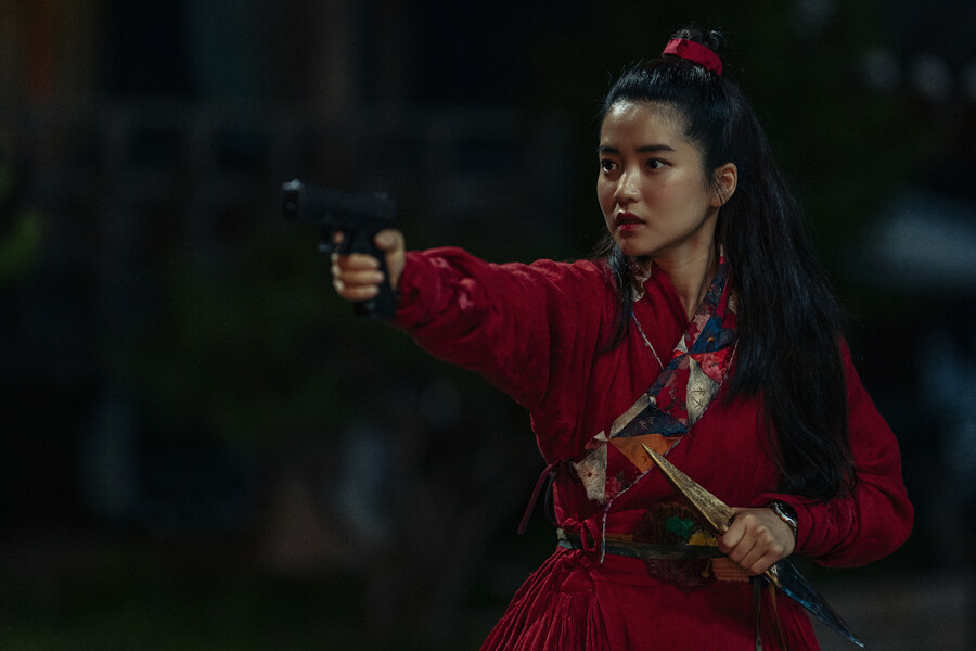 ▲ '외계+인' 1부 미공개 스틸. 제공|CJ ENM