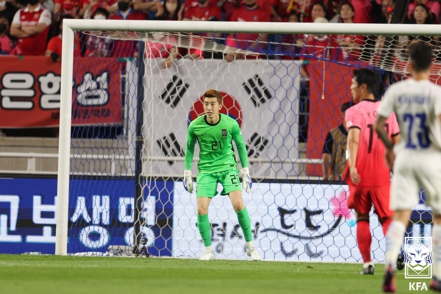 ▲ 조현우가 한일전 골문을 지킨다 ⓒ대한축구협회