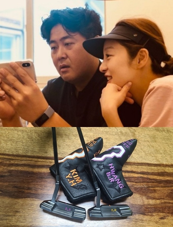 ▲ 김영훈(왼쪽), 황보라. 출처| 황보라 인스타그램