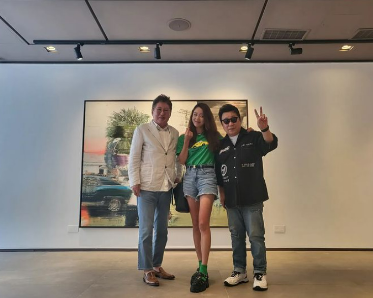 ▲ 배우 김용건, 이소연, 임하룡. 출처| 이소연 인스타그램