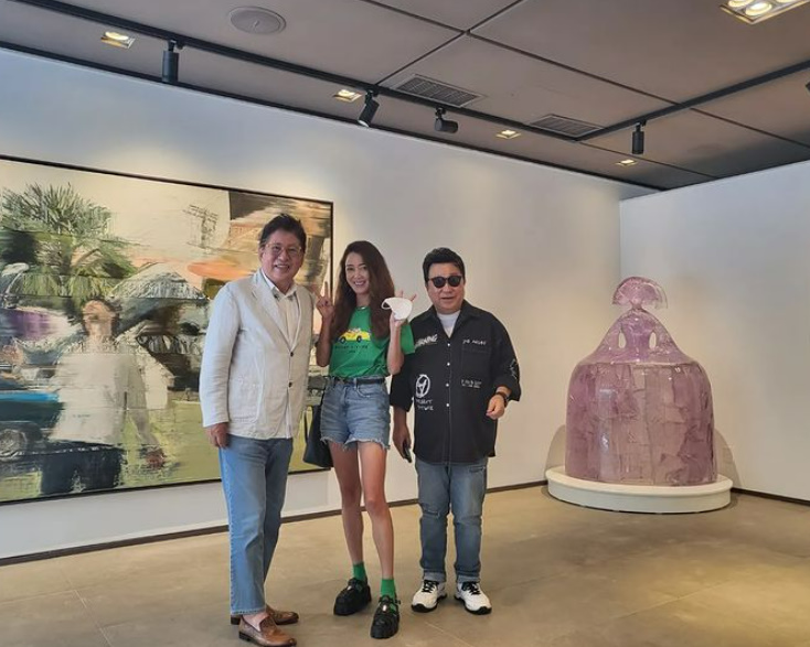 ▲ 배우 김용건, 이소연, 임하룡. 출처| 이소연 인스타그램