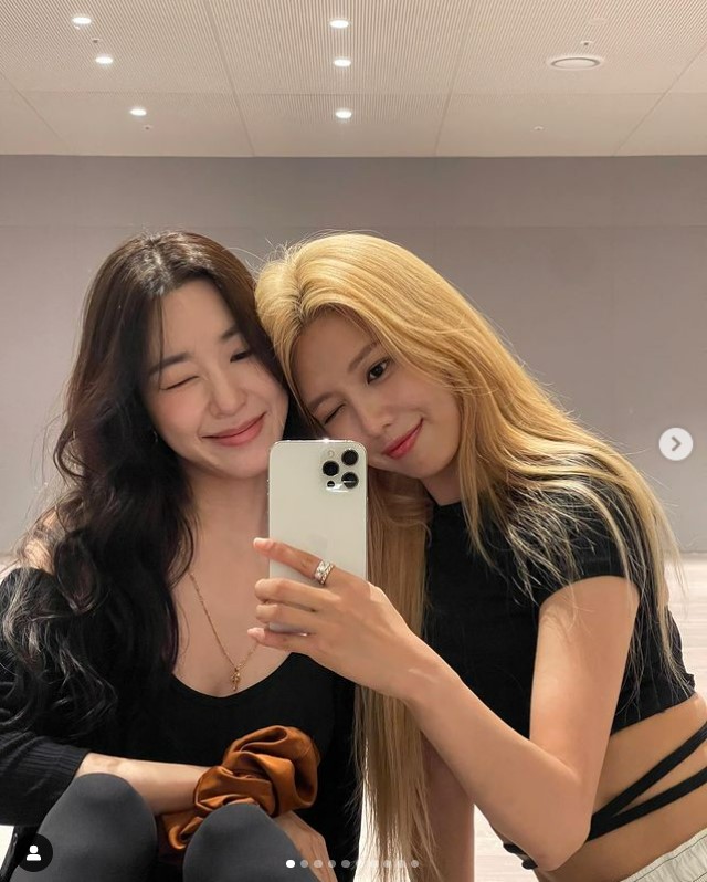 ▲ 그룹 소녀시대 멤버 티파니, 최수영. 출처| 최수영 인스타그램
