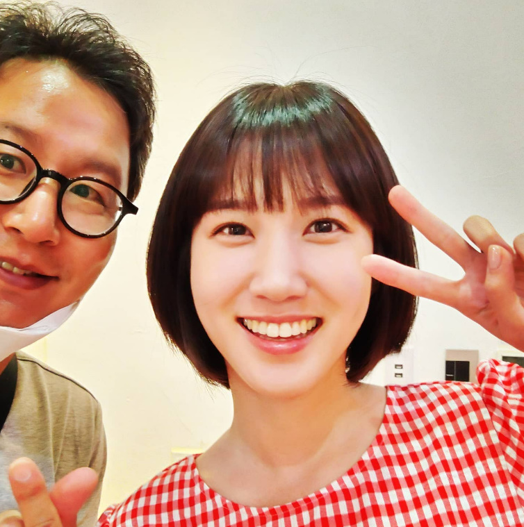 ▲ 코미디언 심현섭(왼쪽)과 배우 김은빈. 출처| 심현섭 인스타그램