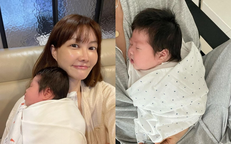 양미라, 생후 33일 딸 머리숱 얼마나 빽빽하면…"미용실 가야 할 판"