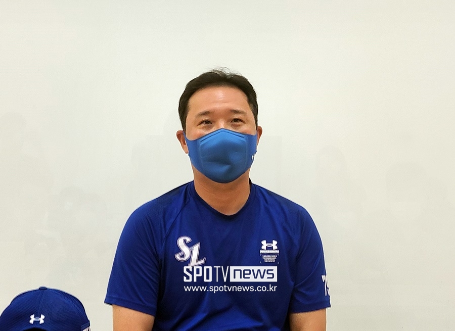 ▲ 박진만 삼성 라이온즈 감독대행 ⓒ 잠실, 김민경 기자