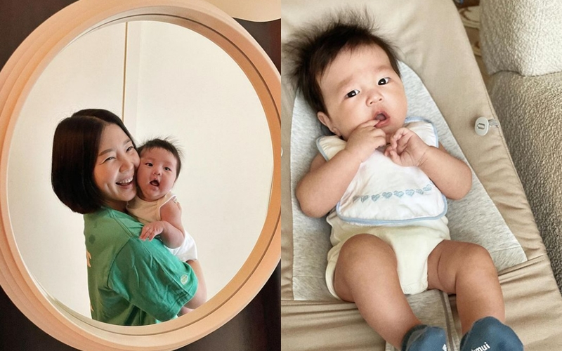 신다은 "점점 인간다워지는 子…귀여운데 무섭다"는 4개월차 엄마