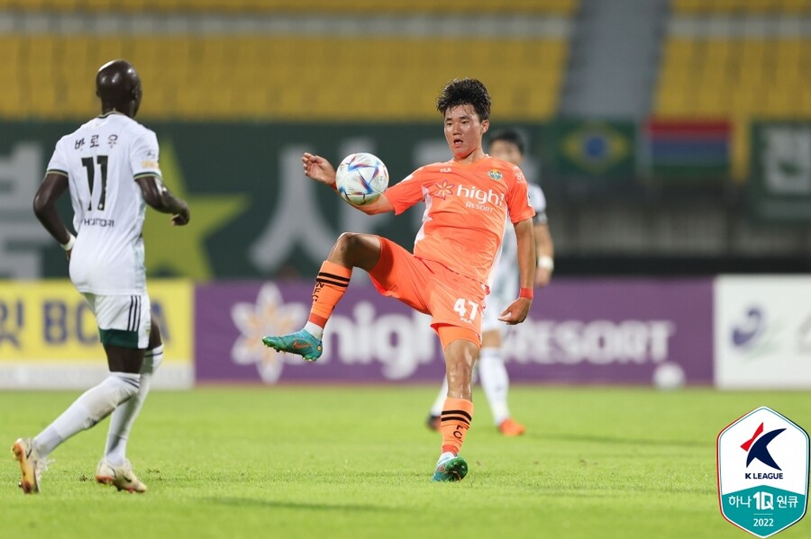 ▲ 강원FC 공격수 양현준  ⓒ한국프로축구연맹