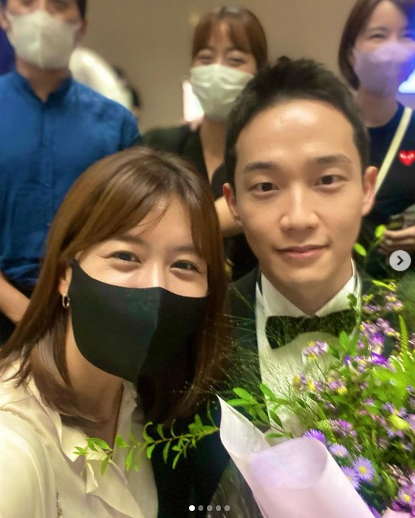 ▲ 손정은, MBC 김정현 아나운서. 출처| 손정은 인스타그램
