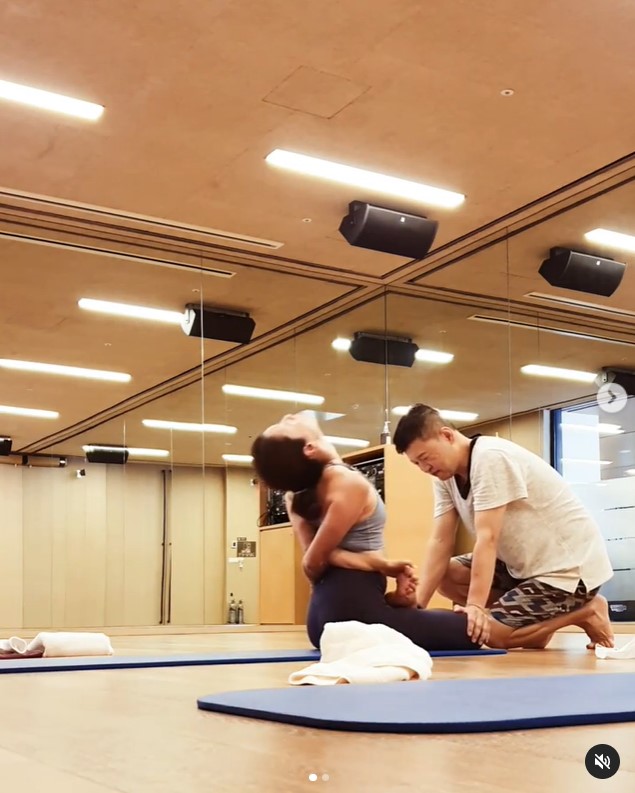 ▲ 배우 김지호, 김호진 부부. 출처| 김지호 인스타그램