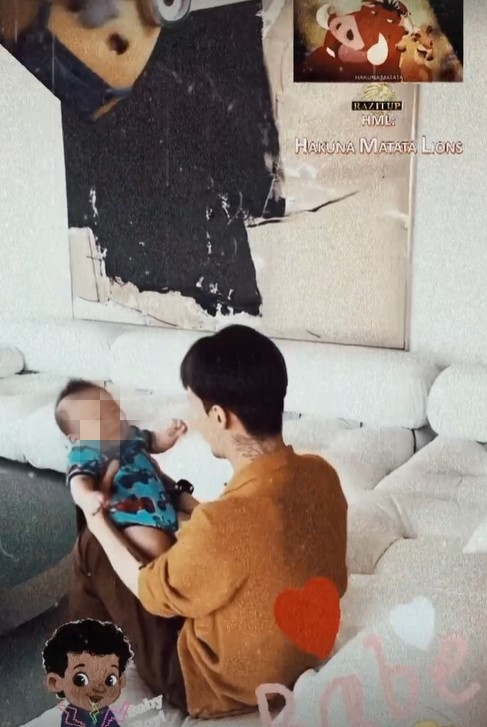 ▲ 가수 지드래곤, 조카. 출처| 지드래곤 인스타그램