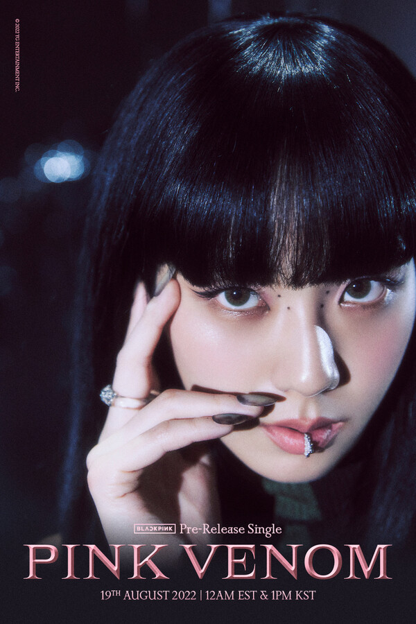 ▲ 블랙핑크 지수 '핑크 베놈' 비주얼 포스터. 제공|YG엔터테인먼트