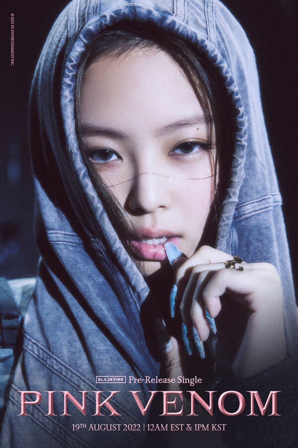 ▲ 블랙핑크 제니 '핑크 베놈' 비주얼 포스터. 제공|YG엔터테인먼트