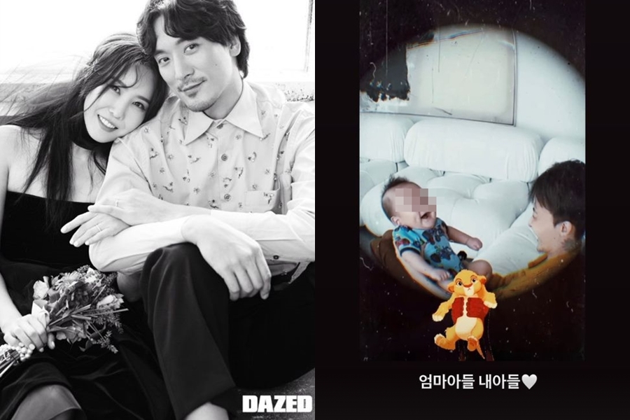 ▲ 권다미와 김민준 부부(왼쪽). 출처|권다미 인스타그램