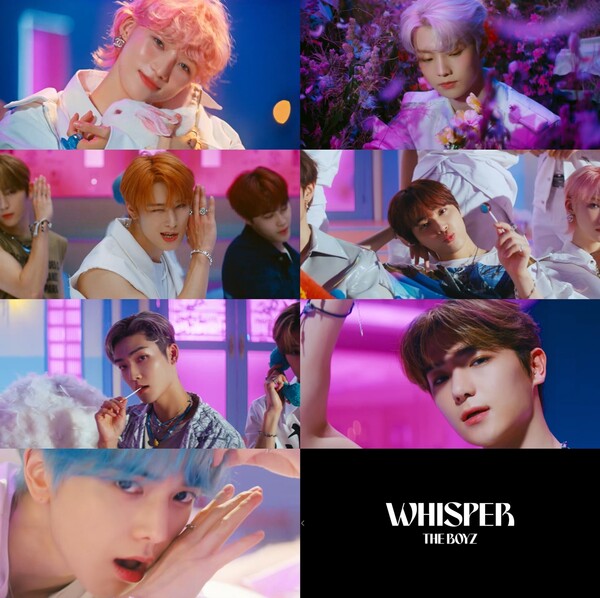 ▲ 더보이즈 신곡 '위스퍼' 뮤직비디오 티저. 제공|IST엔터테인먼트