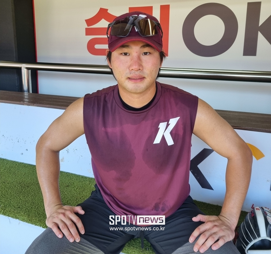 ▲ 키움 히어로즈 외야수 임지열. ⓒ수원, 박정현 기자