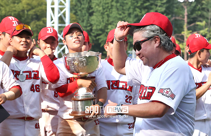 ▲ 대전고 김의수 감독 ⓒ곽혜미 기자