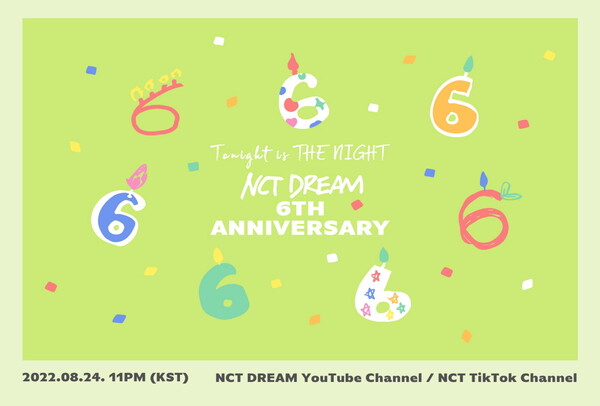 ▲ NCT 드림 데뷔 6주년 랜선 전야제 포스터. 제공|SM엔터테인먼트