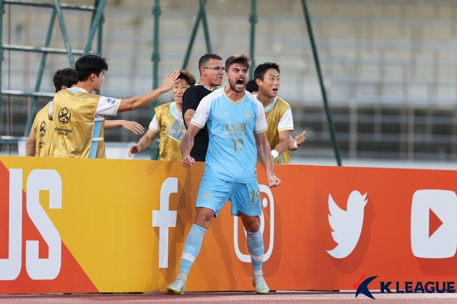 ▲ 대구FC의 제카는 전북 현대전에서 동점골을 터뜨렸다. ⓒ한국프로축구연맹