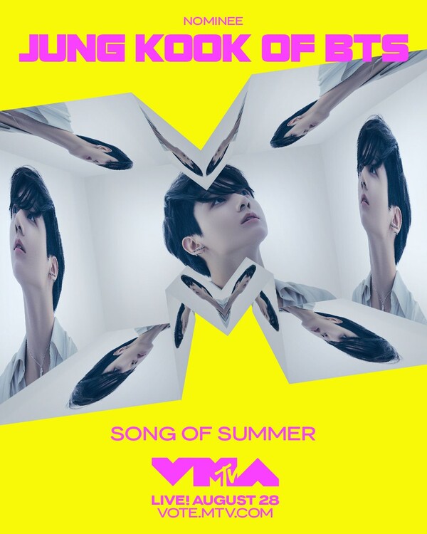 ▲ 방탄소년단_2022 MTV VMA_노미네이트 이미지. 제공|2022 MTV Video Music Awards