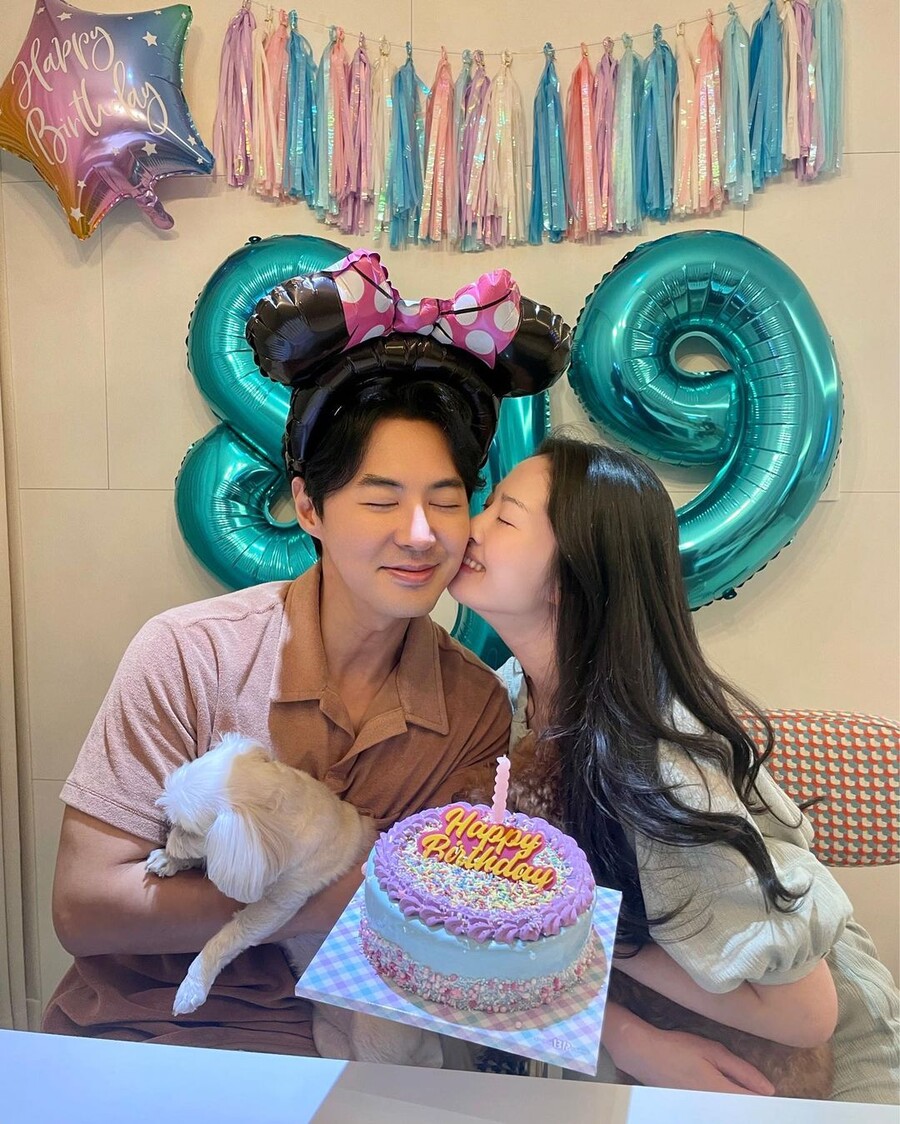 ▲ 전진(왼쪽) 류이서. 출처ㅣ류이서 인스타그램