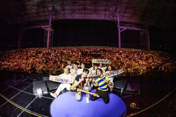▲ '2022 성남파크 콘서트'를 마무리한 잔나비. 제공|페포니뮤직