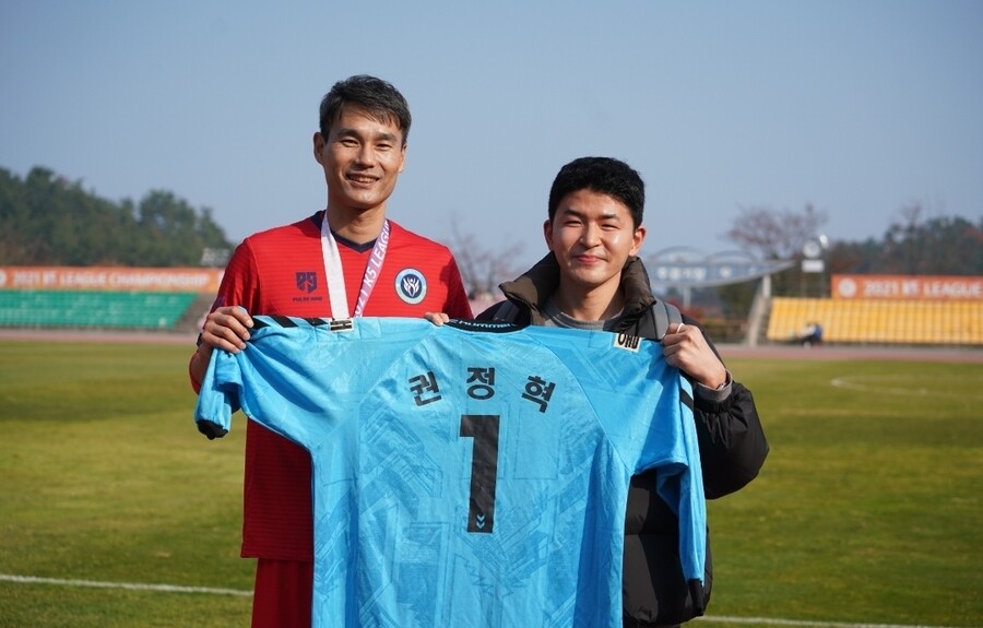 ▲ 7부리거로 활동하고 있는 권정혁대표