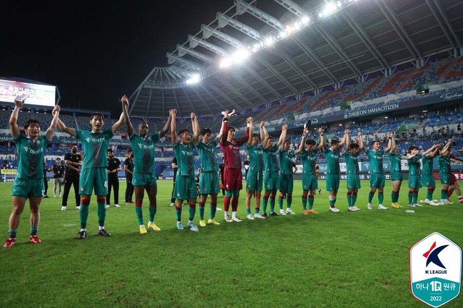 ▲ 대전하나시티즌 ⓒ한국프로축구연맹