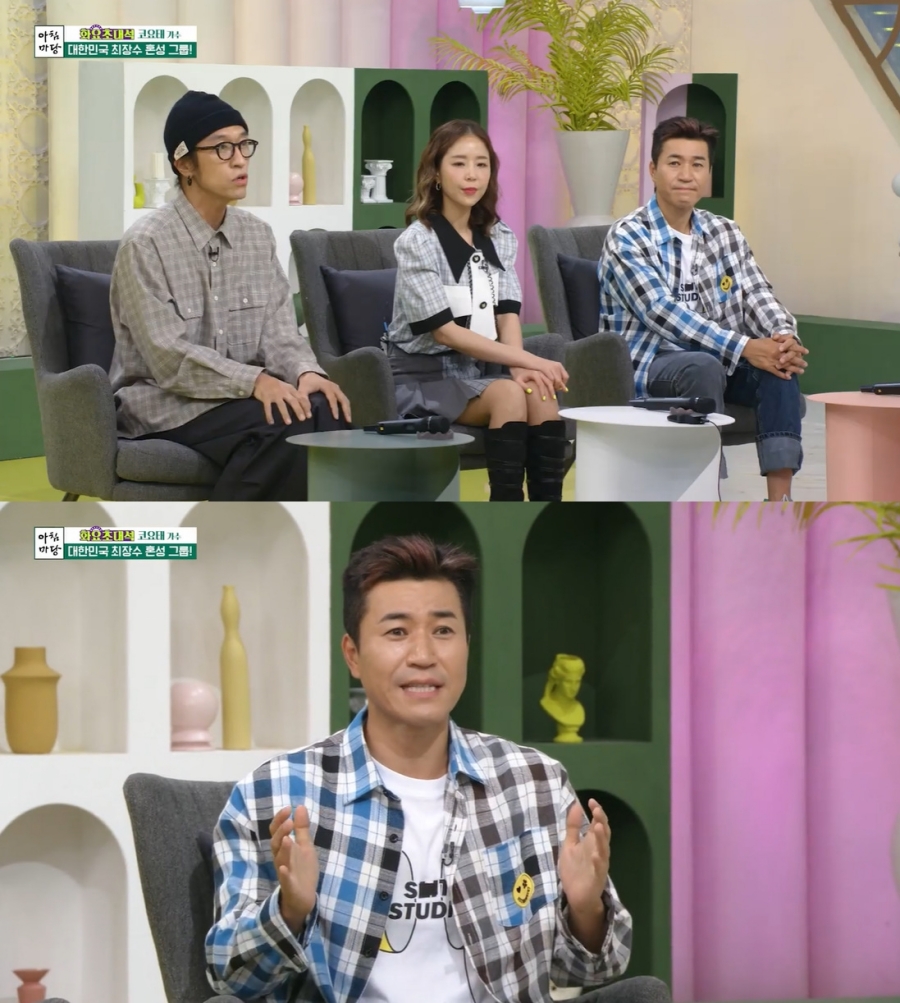 ▲ KBS1 '아침마당'에 출연한 혼성그룹 코요태 멤버 김종민. 출처| KBS