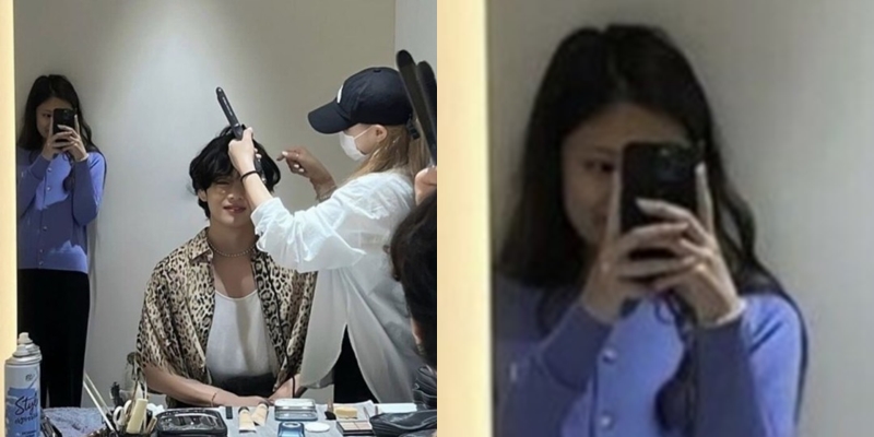 뷔-제니, 열애설 재점화…이번엔 대기실 투 샷