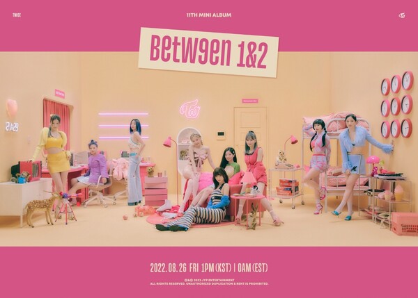 ▲ 트와이스 새 앨범 '비트윈 원앤투' 이미지. 제공|JYP엔터테인먼트