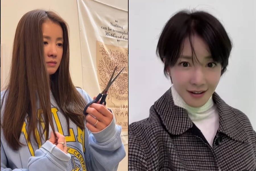 이시영, 시름시름 앓더니 단발병이었네…숏컷 변신