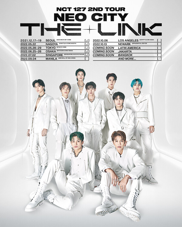 ▲ NCT 127 월드투어 '네오 시티- 더 링크' 포스터. 제공|SM엔터테인먼트