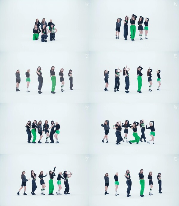 ▲ 아이브가 공개한 '애프터 라이크' 댄스연습 영상. 제공|스타쉽엔터테인먼트