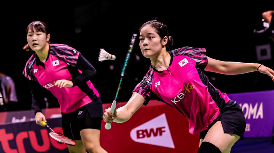 ▲ 이유림(오른쪽)과 백하나 ⓒBWF 홈페이지