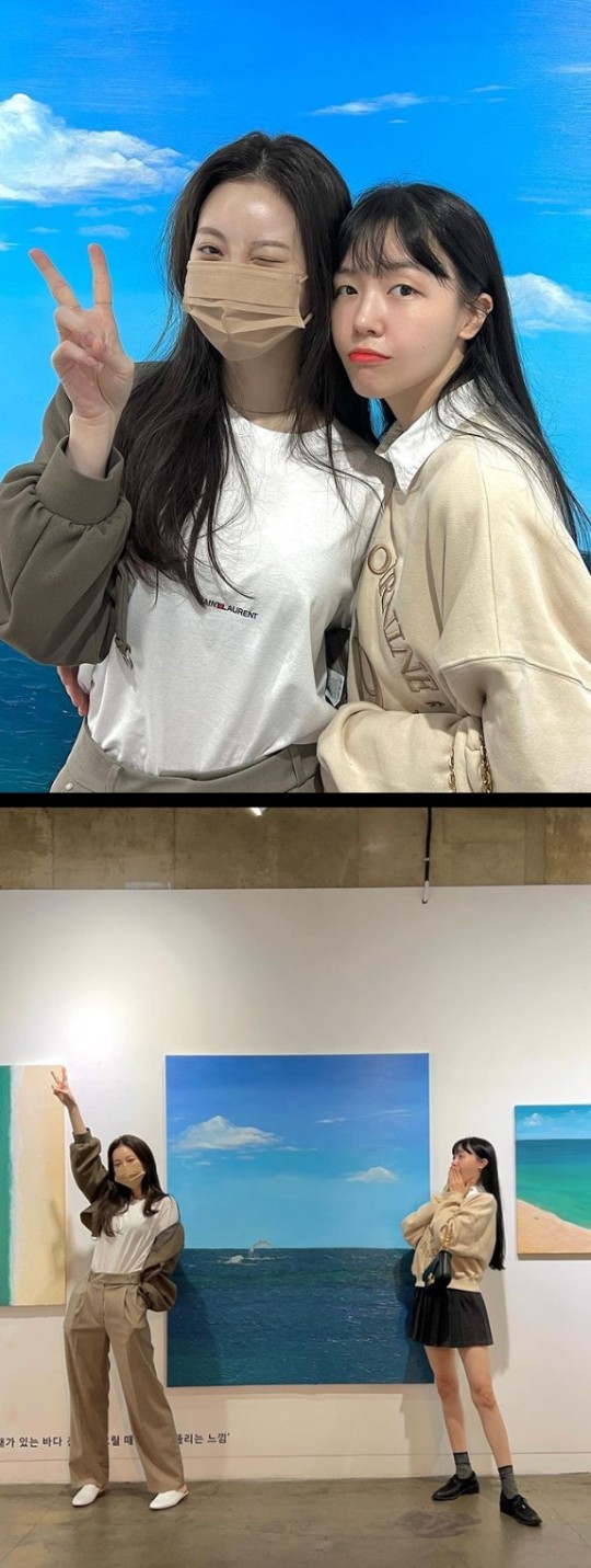▲ 걸스데이 유라(왼쪽), 민아. 출처ㅣ민아 인스타그램