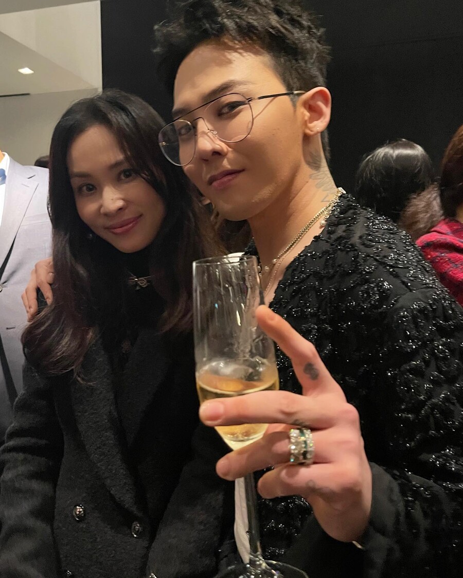 ▲ 고소영(왼쪽), 지드래곤. 출처ㅣ고소영 인스타그램