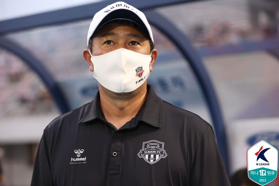 ▲ 김도균 수원FC 감독. ⓒ한국프로축구연맹