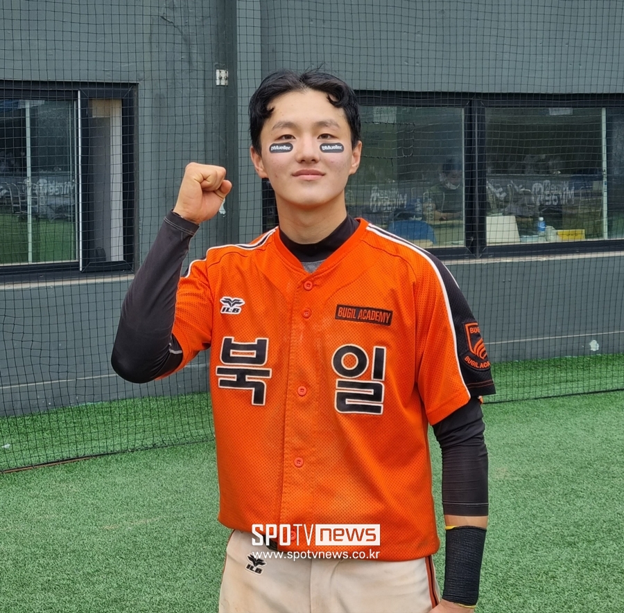 ▲ 북일고 내야수 김민준.ⓒ목동, 박정현 기자