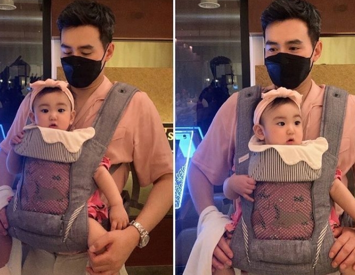 ▲ 유호석과 딸. 출처| 유호석 인스타그램