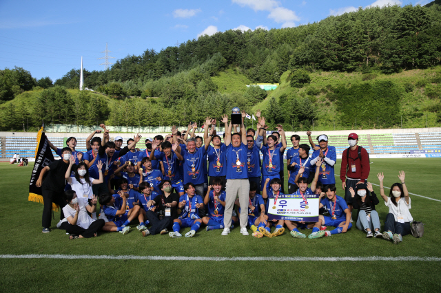 ▲ 태백산기를 석권한 아주대 경기력은 '데이터'로도 증명된다. ⓒ 한국대학축구연맹