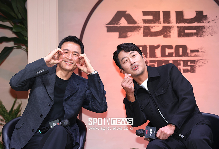 ▲ 황정민 하정우 ⓒ곽혜미 기자