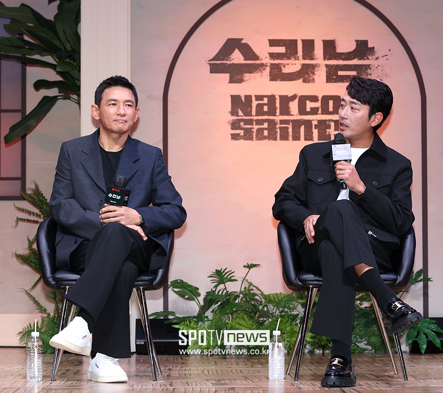 ▲ 황정민 하정우 ⓒ곽혜미 기자