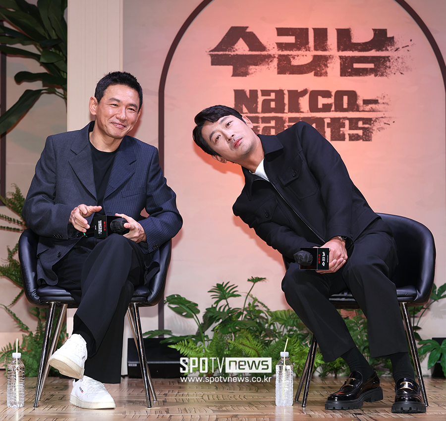 ▲ 황정민 하정우 ⓒ곽혜미 기자