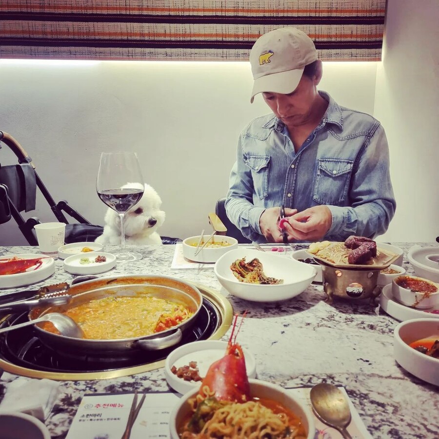 ▲ 주진모. 출처ㅣ민혜연 인스타그램
