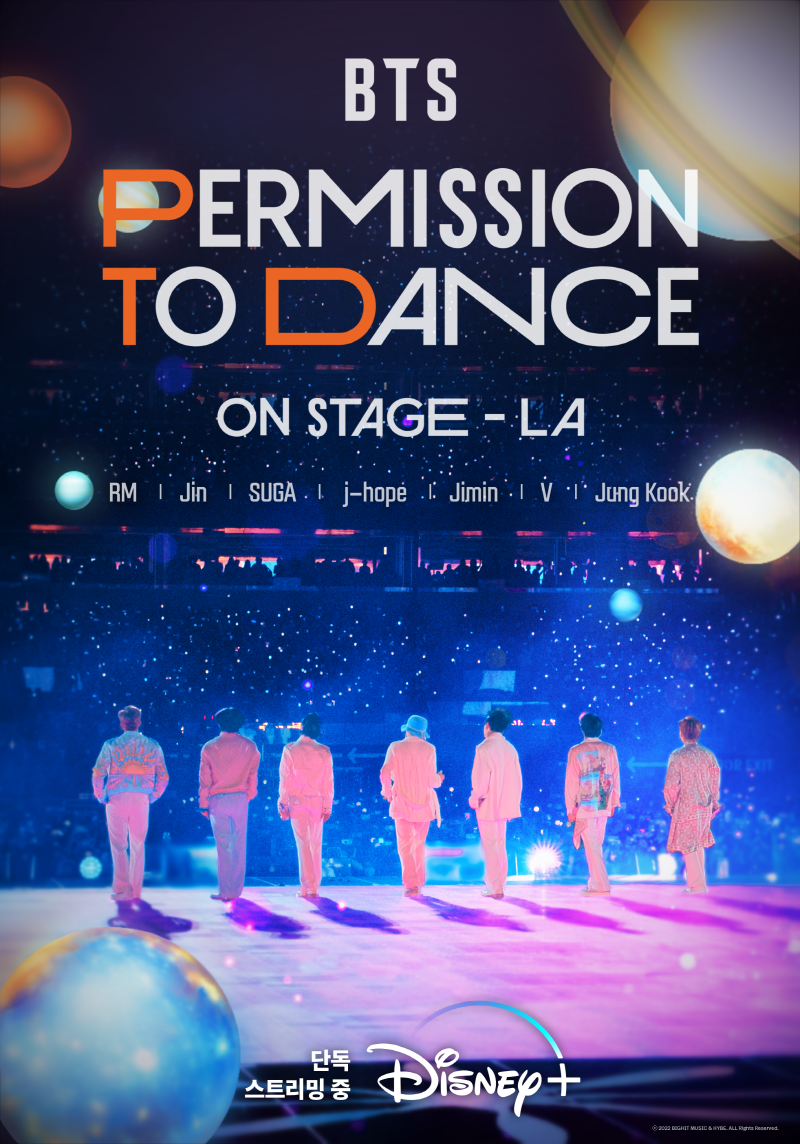 'BTS:퍼미션 투 댄스 온 스테이지-LA', 디즈니+ 독점 공개