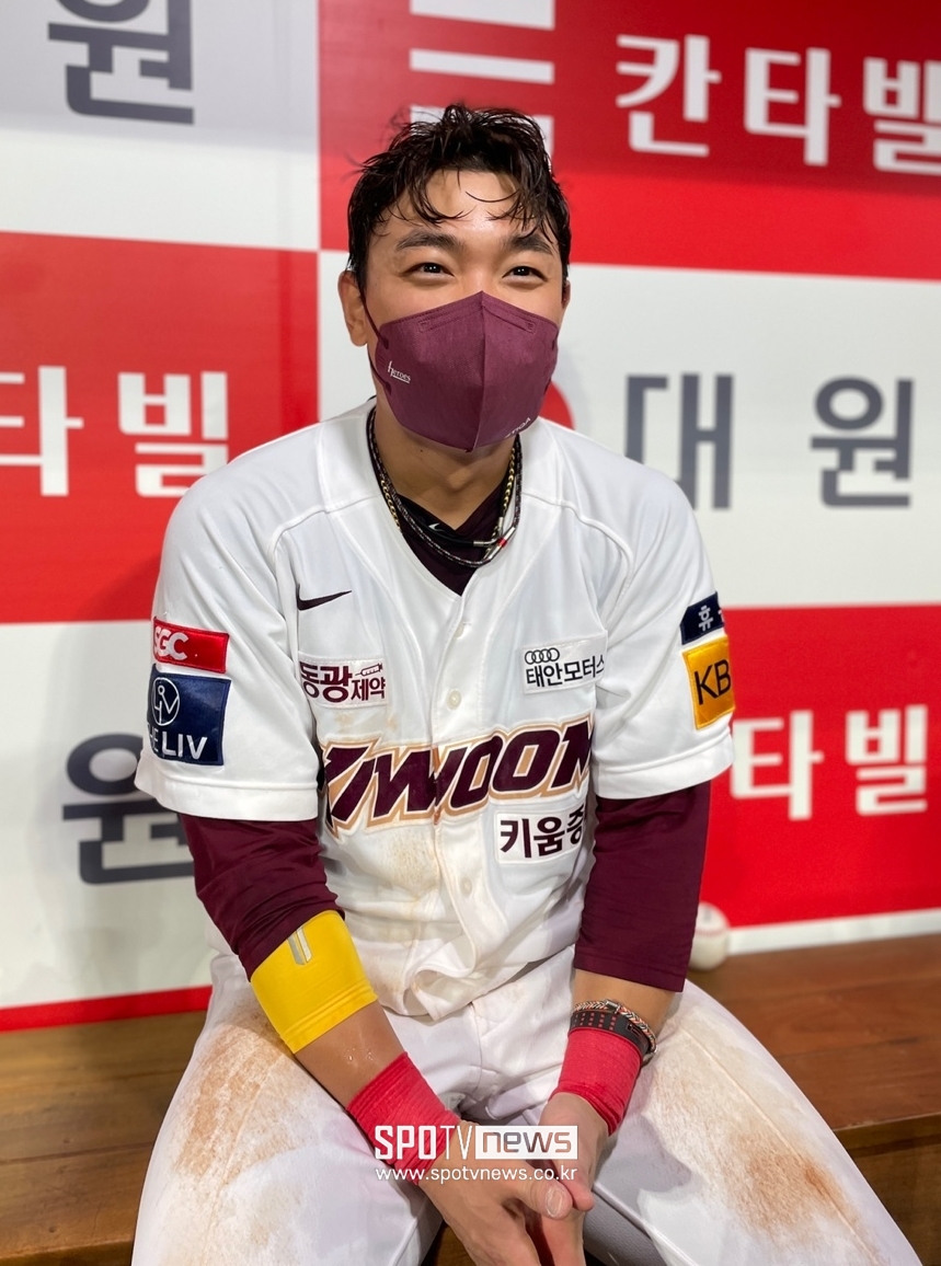 ▲ 키움 김태진 ⓒ 신원철 기자