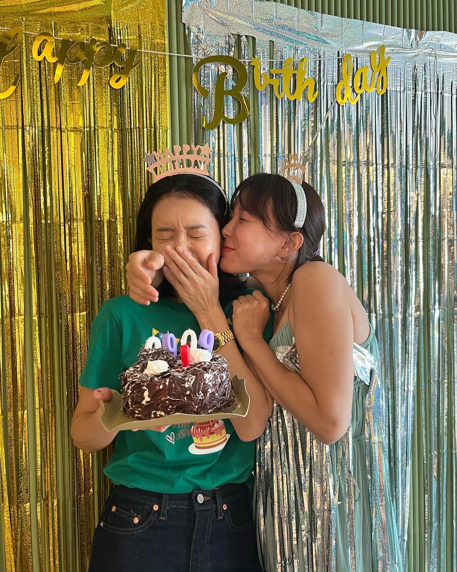 ▲ 채정안(왼쪽), 이지혜. 출처ㅣ이지혜 인스타그램