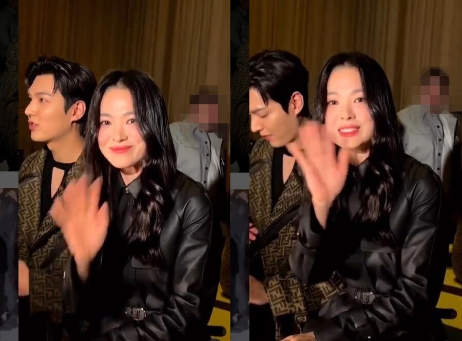 ▲ 배우 송혜교, 이민호. 출처| FENDI 인스타그램